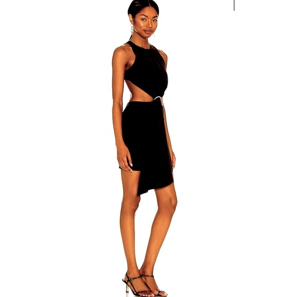 ELEGANT BLACK NBD DENISSE MINI  DRESS - Picture 1 of 3